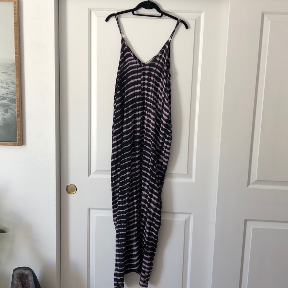 Tie dye maxi dress